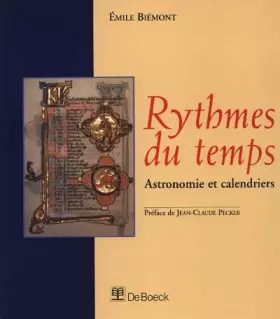 Couverture du produit · Rythmes du temps. Astronomie et calendriers