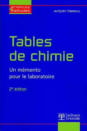 Couverture du produit · Tables de chimie