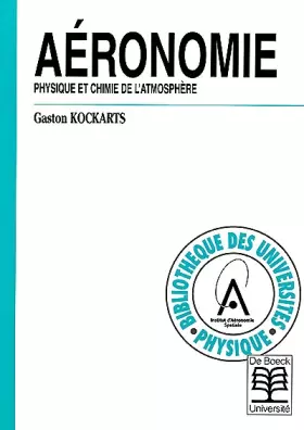 Couverture du produit · L'aéronomie