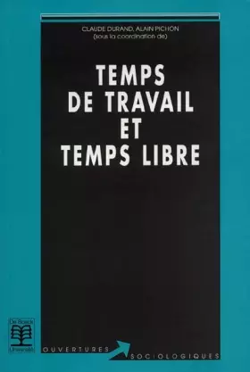 Couverture du produit · Temps de travail et temps libre