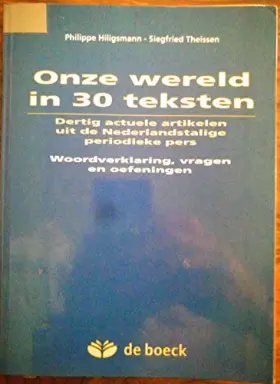 Couverture du produit · Onze Wereld In 30 Teksten