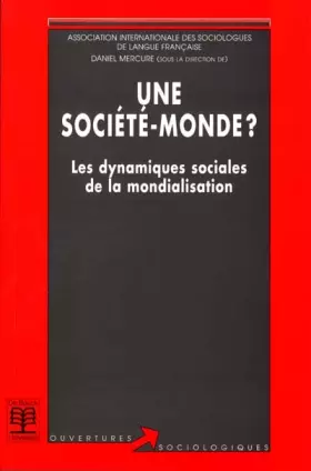 Couverture du produit · Une societe monde