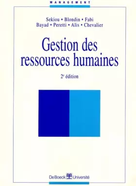 Couverture du produit · Gestion des ressources humaines