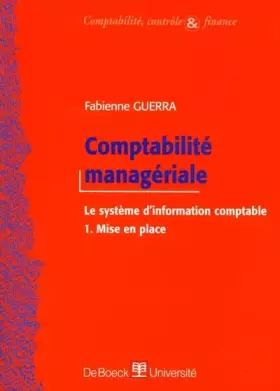 Couverture du produit · Comptabilité managériale: Système d'information comptable (2002)
