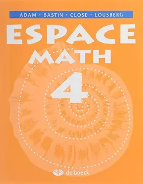 Couverture du produit · Espace maths 4 - manuel edition pour le luxembourg