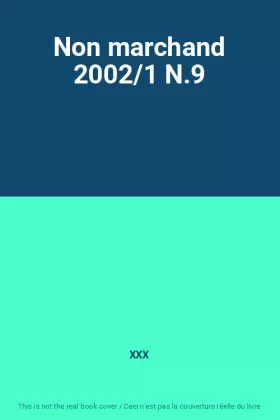 Couverture du produit · Non marchand 2002/1 N.9