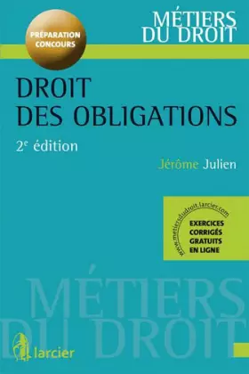 Couverture du produit · Droit des obligations