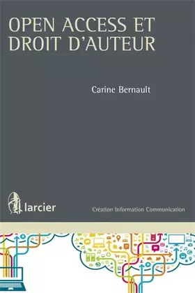 Couverture du produit · Open access et droit d'auteur