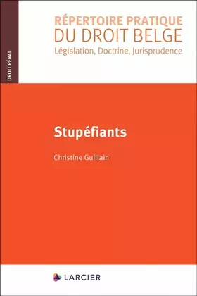 Couverture du produit · Stupéfiants