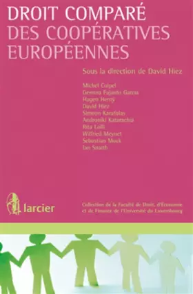 Couverture du produit · Droit comparé des coopératives européennes