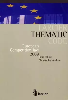 Couverture du produit · European competition law 2009