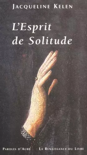 Couverture du produit · L'Esprit de solitude