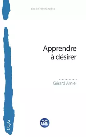 Couverture du produit · Apprendre à désirer