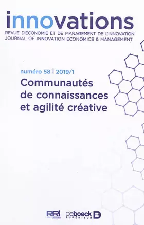 Couverture du produit · Innovations n° 28 (2019/1)