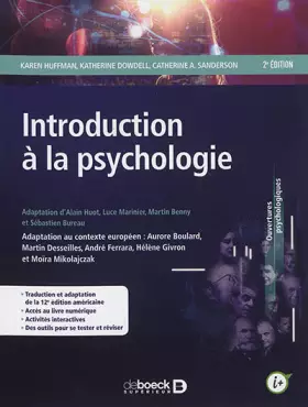 Couverture du produit · Introduction à la psychologie