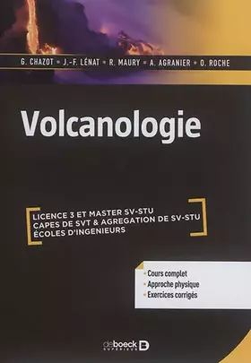 Couverture du produit · Volcanologie