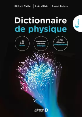 Couverture du produit · Dictionnaire de physique