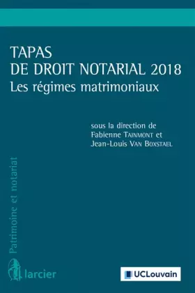 Couverture du produit · Tapas de droit notarial 2018