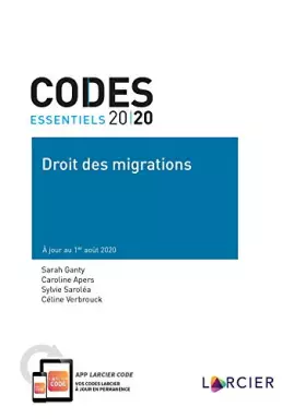 Couverture du produit · Code essentiel Droit des migrations - 2 volumes