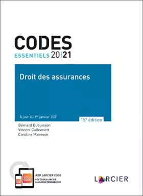 Couverture du produit · Code essentiel - Droit des assurances