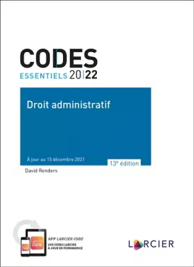Couverture du produit · Code essentiel - Droit administratif