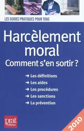 Couverture du produit · Harcèlement moral : Comment s'en sortir ?