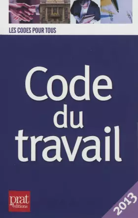 Couverture du produit · Code du travail