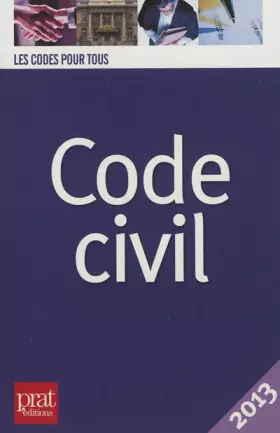 Couverture du produit · Code civil