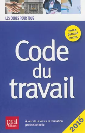 Couverture du produit · Code du travail
