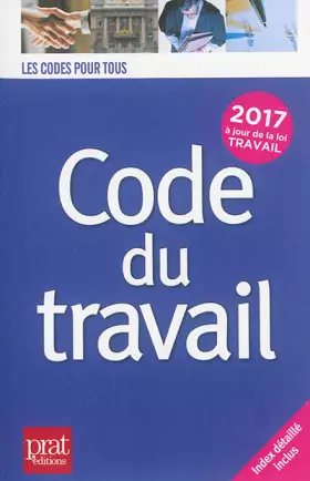 Couverture du produit · Code du travail