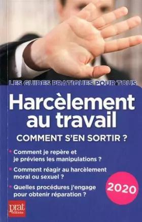 Couverture du produit · Harcelement au travail 2020: Comment s'en sortir ?