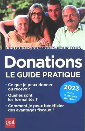 Couverture du produit · Donations 2023: Le guide pratique