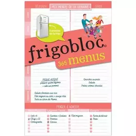 Couverture du produit · Frigobloc liste de menus