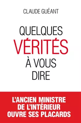 Couverture du produit · Quelques vérités à vous dire