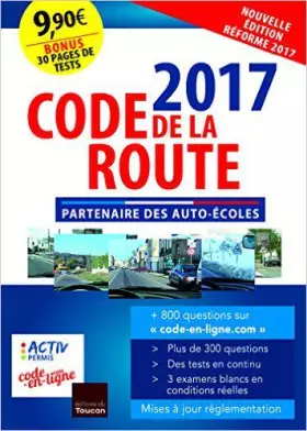 Couverture du produit · Code de la route 2017