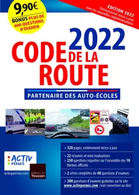 Couverture du produit · Code de la route 2022