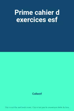 Couverture du produit · Prime cahier d exercices esf