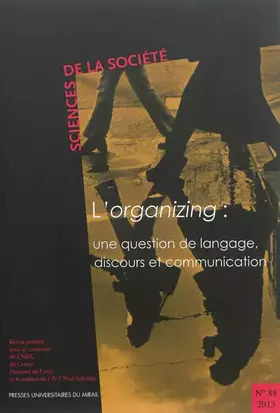 Couverture du produit · ORGANIZING UNE QUESTION DE LANGAGE DISCOURS ET COMMUNICATION