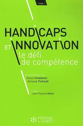 Couverture du produit · HANDICAPS ET INNOVATION LE DEFI DE COMPETENCE
