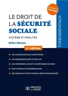 Couverture du produit · Le droit de la sécurité sociale: Système et finalités