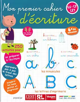 Couverture du produit · Mon premier cahier d'écriture GS-CP-CE1