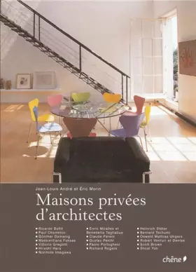 Couverture du produit · Maisons privées d'architectes