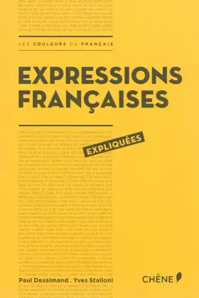 Couverture du produit · Expressions françaises expliquées