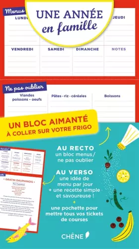 Couverture du produit · Bloc menus /ne pas oublier