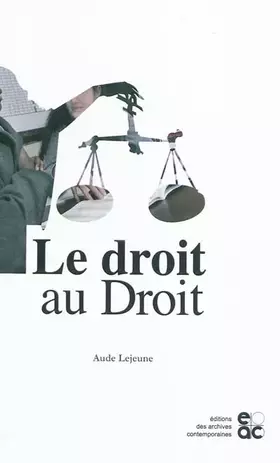 Couverture du produit · Le droit au Droit