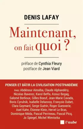 Couverture du produit · Maintenant, on fait quoi ?
