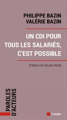 Couverture du produit · Un CDI pour tous, c'est possible