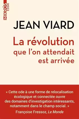 Couverture du produit · La révolution que l'on attendait est arrivée