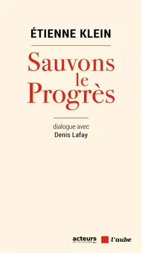 Couverture du produit · Sauvons le progrès