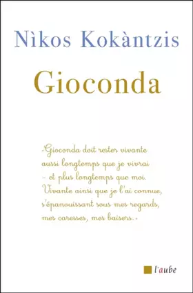 Couverture du produit · Gioconda